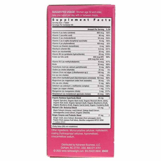 Women’s One 50+ Multivitamin, RBL
